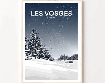 Affiche LES VOSGES - LORRAINE