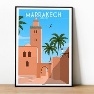 Affiche MARRAKECH - MOROCCO