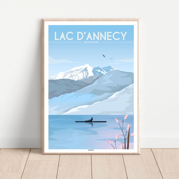 Affiche Lac D’ANNECY - HAUTE-SAVOIE
