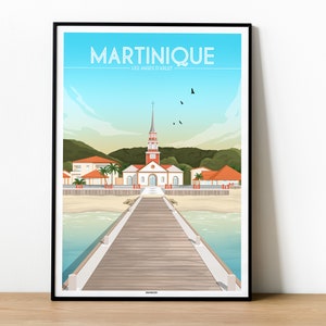 Affiche MARTINIQUE - Les ANSES D’ARLET