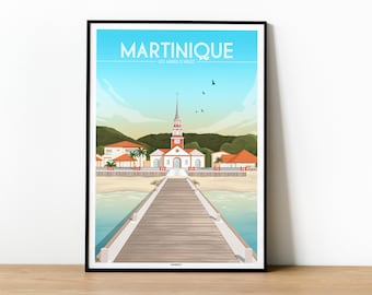 Poster MARTINIQUE - ANSES D’ARLET