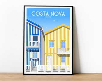 Poster COSTA NOVA - PORTUGAL