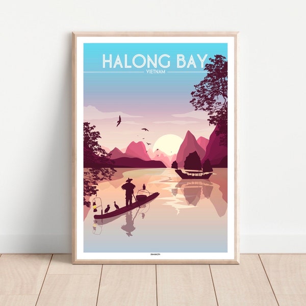 Affiche HALONG BAY - VIETNAM