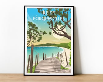 Poster ISLAND OF PORQUEROLLE