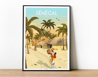 Poster SENEGAL - AFRICA