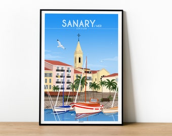 Affiche SANARY-SUR-MER