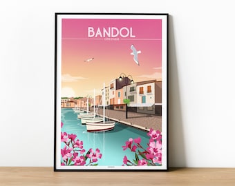 BANDOL poster - Côte d’Azur