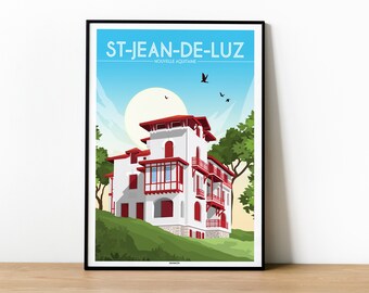 St-JEAN-DE-LUZ poster