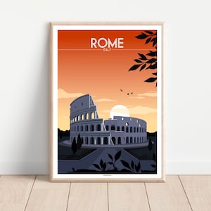 Affiche ROME - ITALY