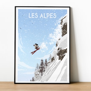 Affiche LES ALPES