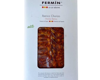 Sliced Iberico Pork Dry-Cured Chorizo FERMIN 2 oz (Chorizo Ibérico en Lonchas)