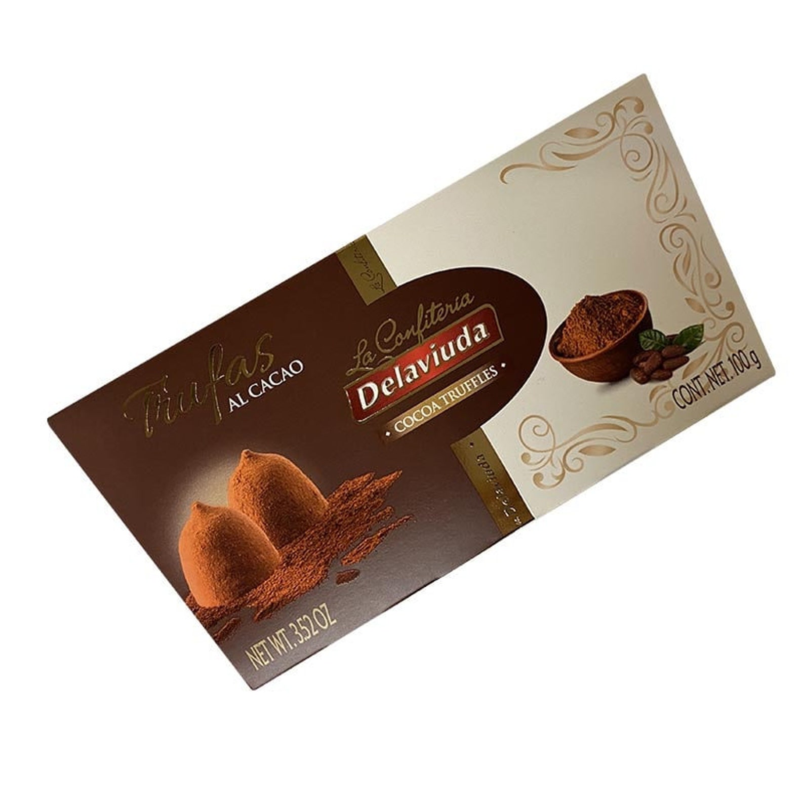 Cocoa Truffles DELAVIUDA 100g trufas Al Cacao Etsy UK