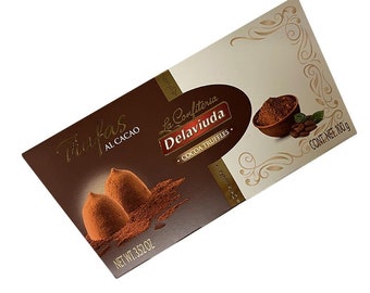 Cocoa Truffles DELAVIUDA 100g (Trufas al Cacao)