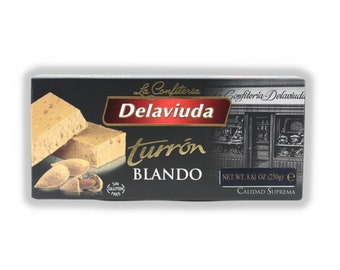 Creamy Almond Turron DELAVIUDA 250g (Turrón Blando)