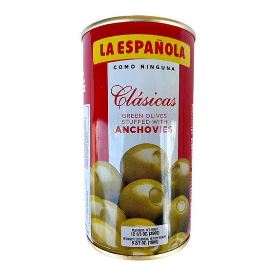Green Olives Stuffed With Anchovies LA ESPAÑOLA 150g Etsy UK