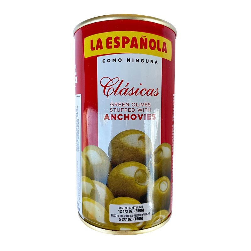 Green Olives Stuffed With Anchovies LA ESPAÑOLA 350g - Etsy UK