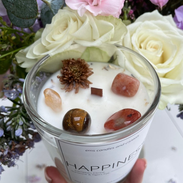 Happiness Candle Etsy UK