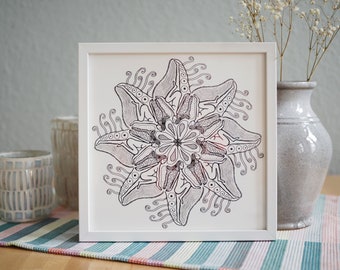 Lámina "Nacktala I" | Lámina artística | Desnudo | Mandala | Arte | Ciclo