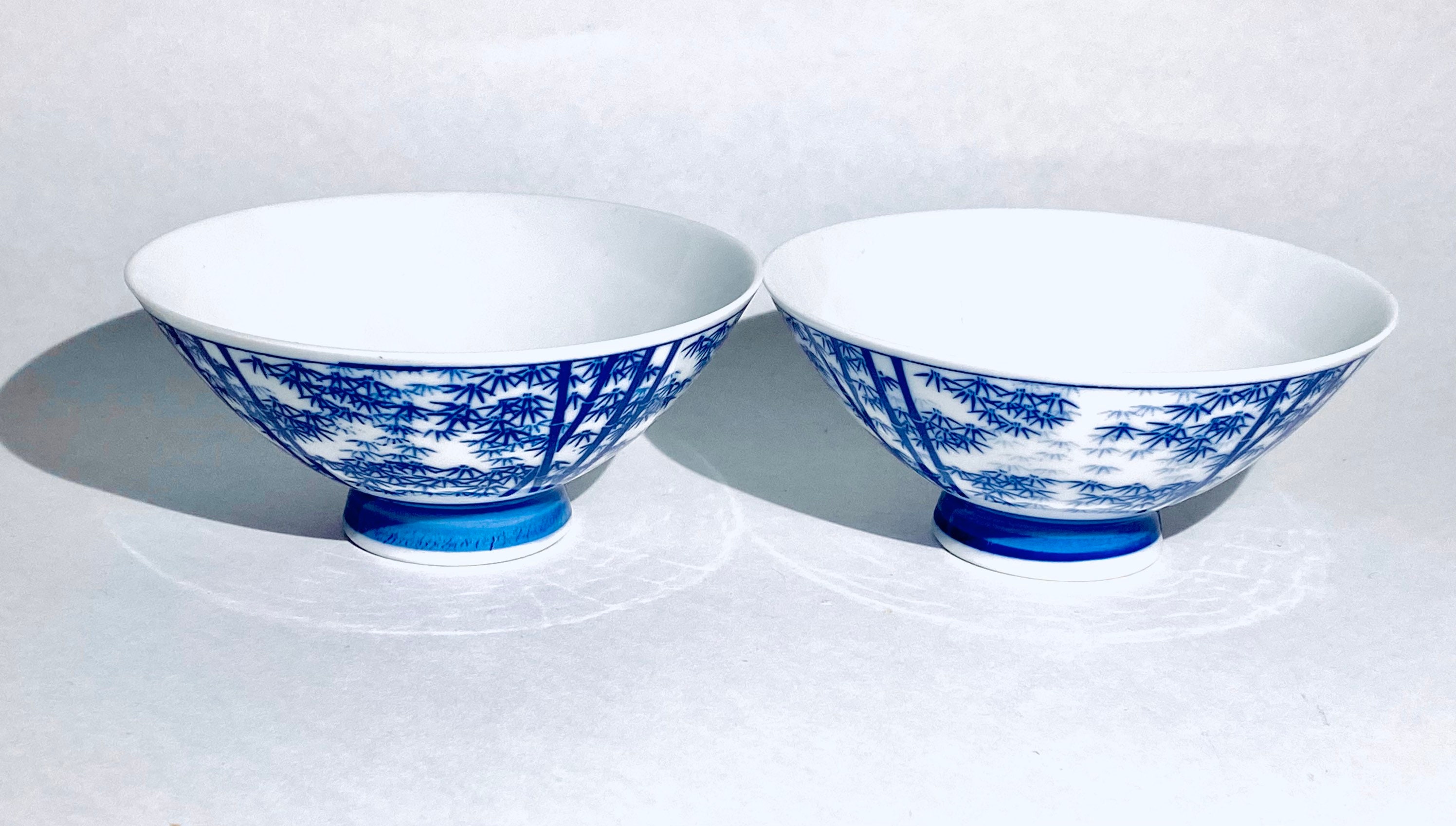 Are of 2 Vintage Authentic Japanese Porcelain Rice Bowls Etsy