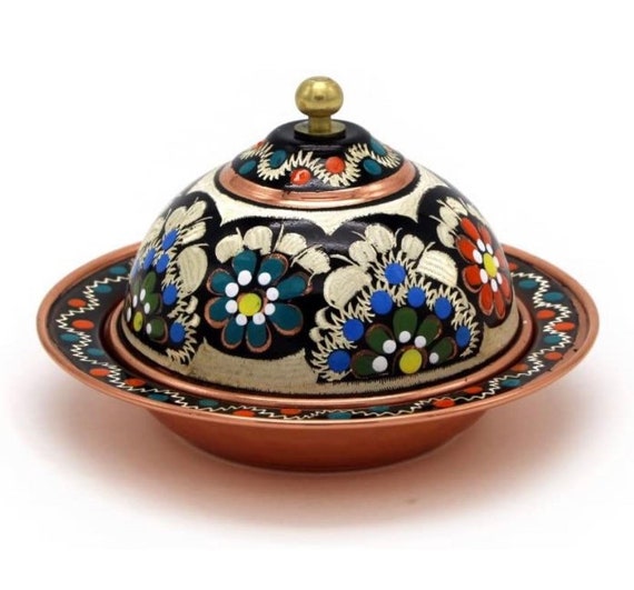 Handmade Copper Turkish Delight Trinket Dish Ring Dish Candy & Sugar Mini Bowl Jewelry Tray