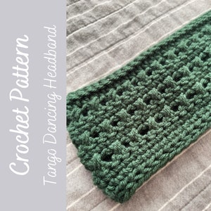 Crochet Headband Pattern, Tango Dancing Headband, Crochet Headband for Women, Ear Warmer Crochet Pattern, Winter Crochet Accessory for Girls