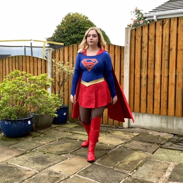Supergirl cosplay BUNDLE PDF sewing pattern | Superhero costume pattern | digital pattern | Cosplay pattern | costume