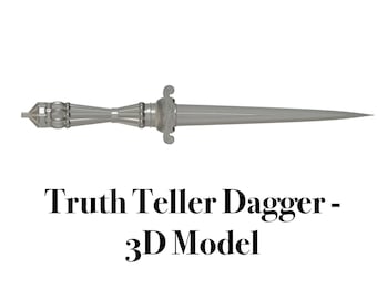 Daga de la verdad de fantasía / Modelo 3D