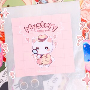 Mystery Sticker Pack, Sticker Grab Bag, Sticker Bundle, Cute Stickers, Kawaii Stickers, Blind Bag, Funny Vinyl Stickers, Mystery Set