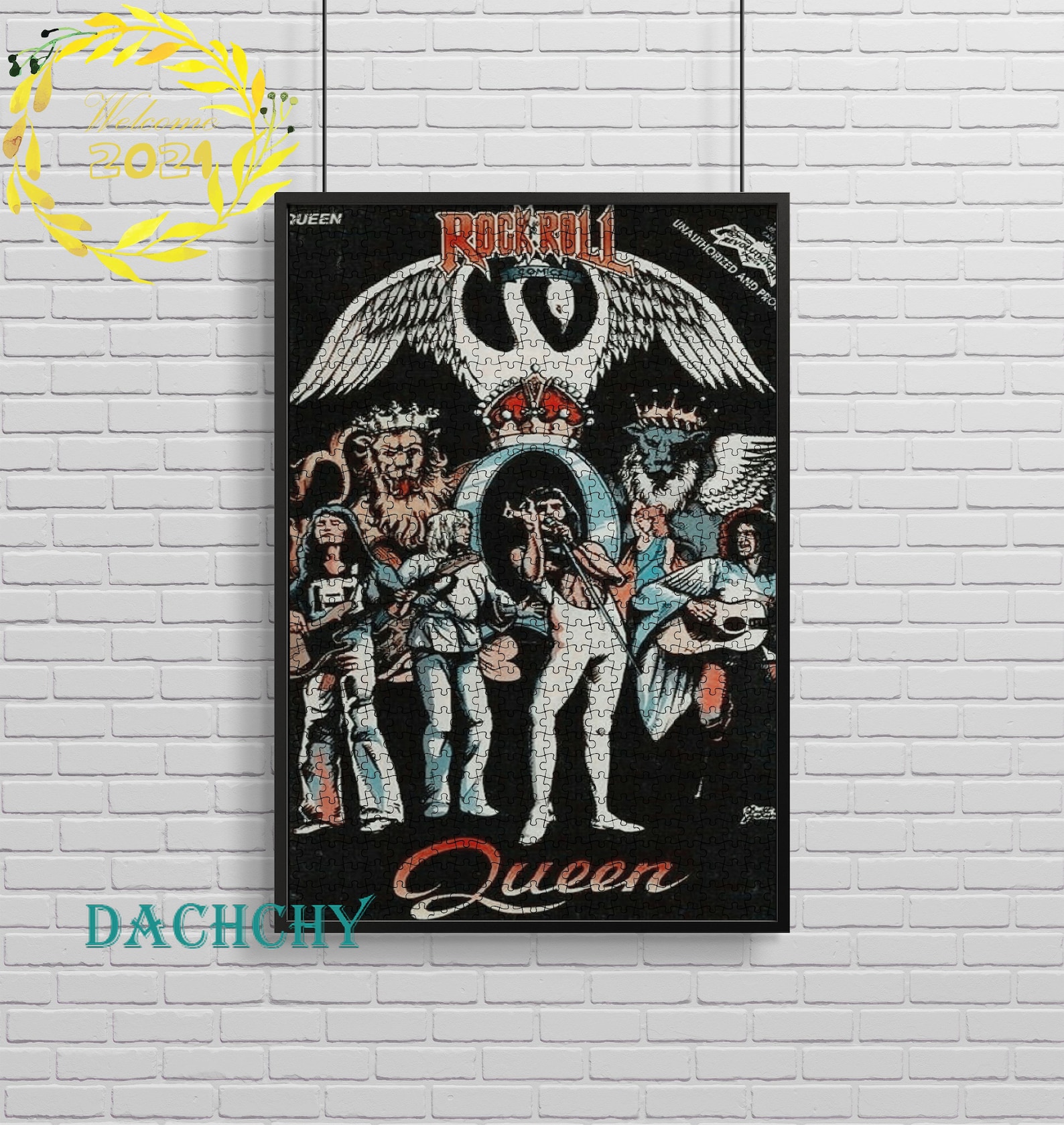 Queen Puzzle Rock Band Puzzle Queen Jigsaw Puzzle Etsy