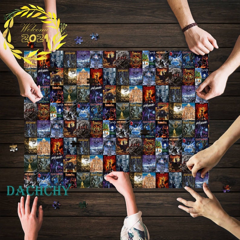 Iron Maiden Puzzle Band Puzzle Iron Maiden Jigsaw Puzzle Etsy