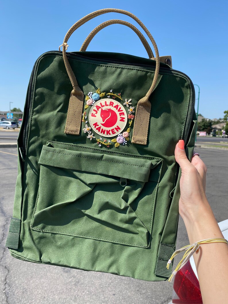 EMBROIDERY FJALLRAVEN KANKEN Backpacks Made to Order Etsy