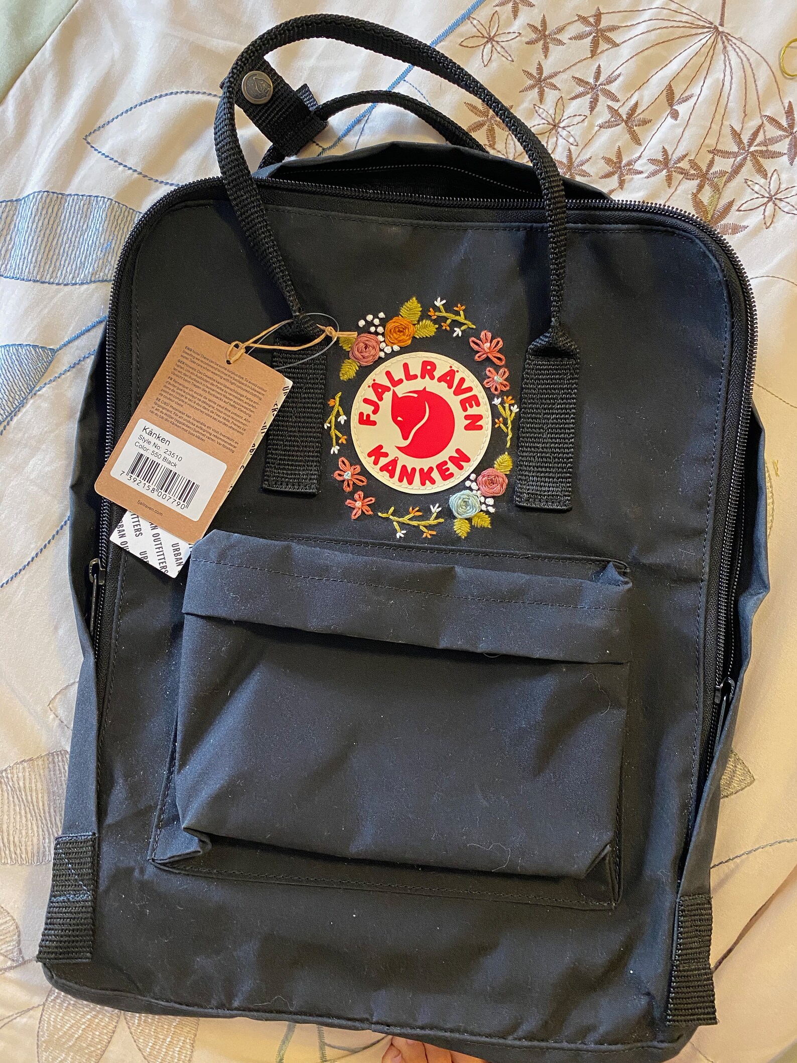 EMBROIDERY FJALLRAVEN KANKEN Backpacks Made to Order Etsy