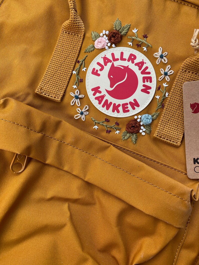 EMBROIDERY FJALLRAVEN KANKEN Backpacks Made to Order Etsy