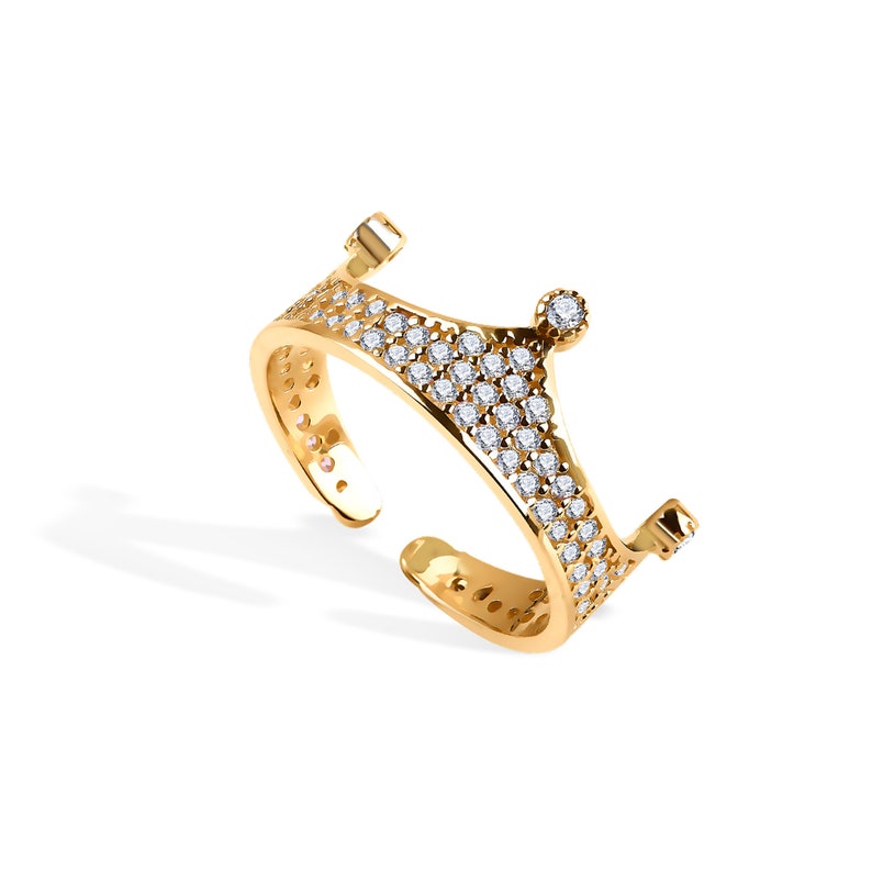 Zircon Minimalist ring 14k solid gold zircon wedding ring for women Minimal stacking ring 87 stone slim ringvalentine day