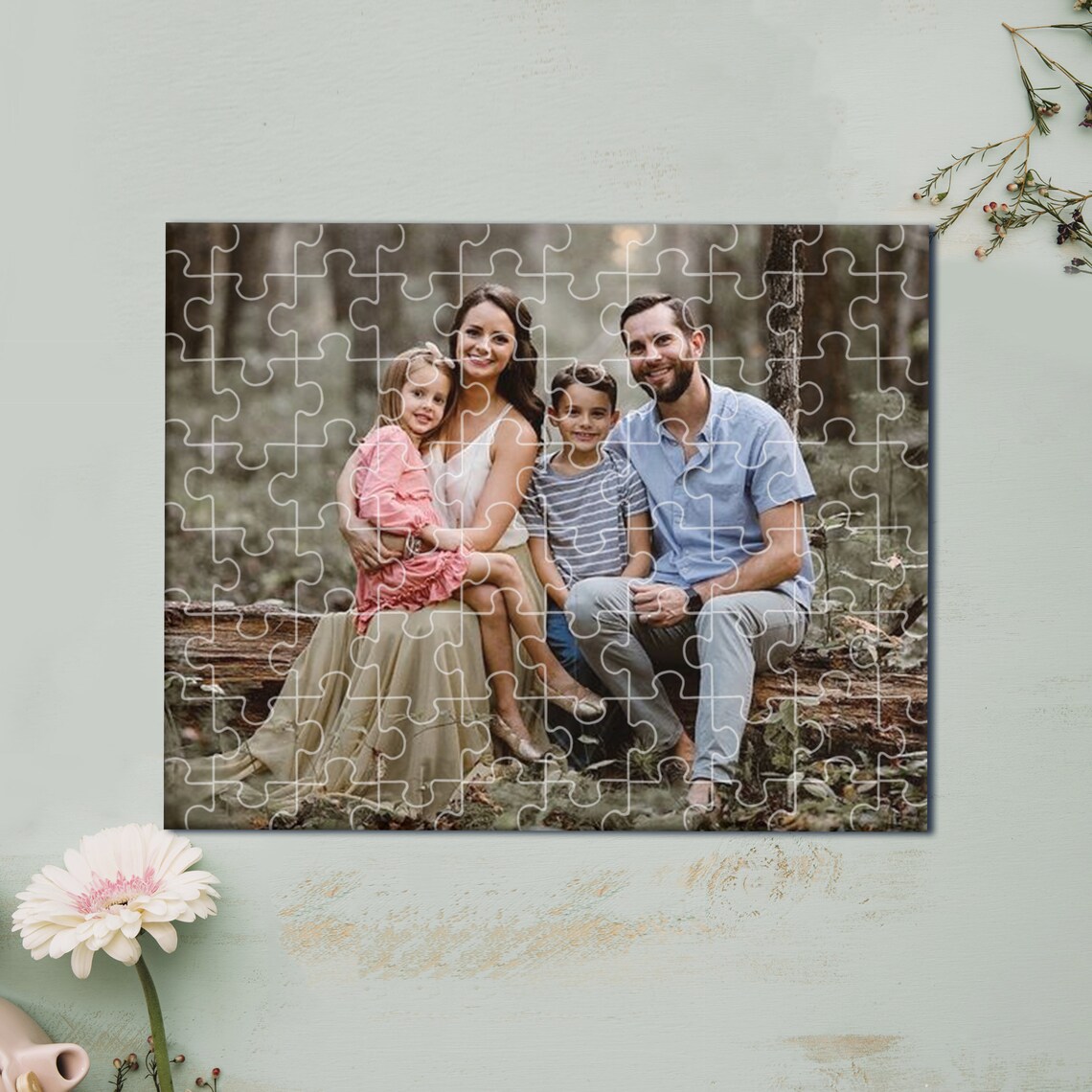 Personalised Jigsaw Puzzle 500 pieces Family Jigsaw Custom Etsy