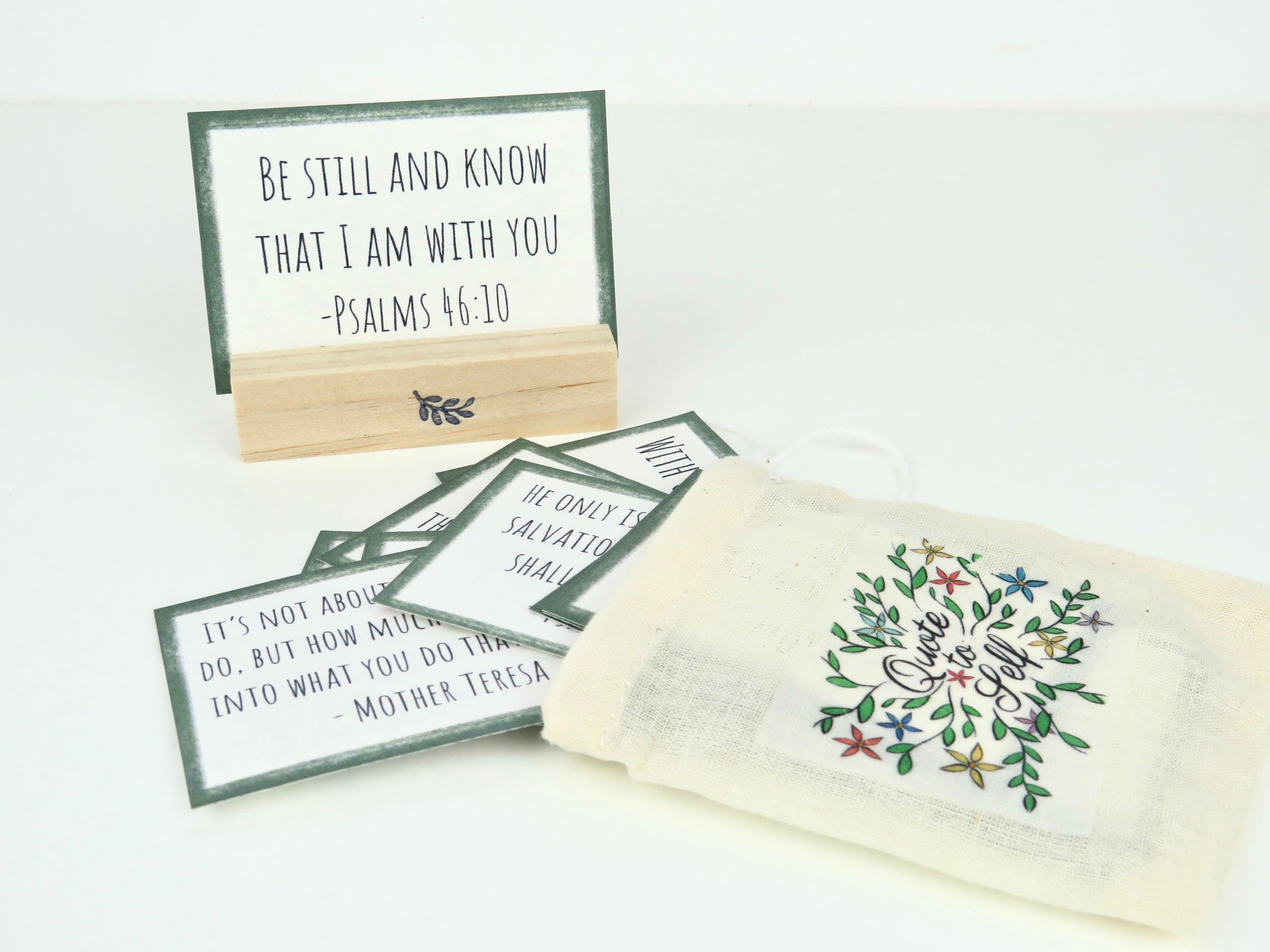 Bible Inspirational quotes card gift set, Christian Quote, Bible Quote Gift Set spiritual meditation cards, Prayer Cards religious gift set