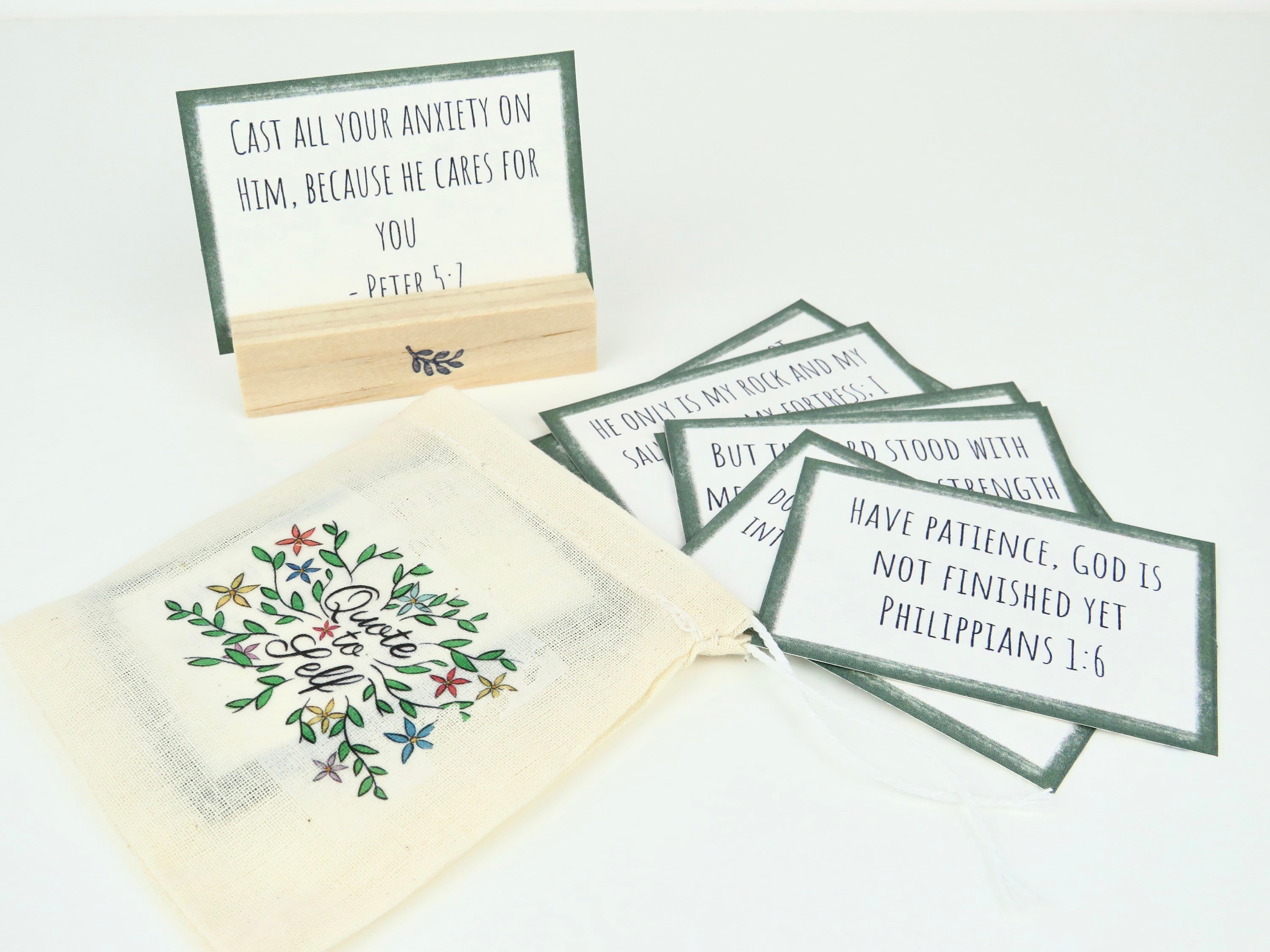 Bible Inspirational quotes card gift set, Christian Quote, Bible Quote Gift Set spiritual meditation cards, Prayer Cards religious gift set