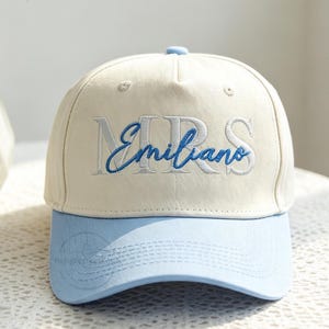 Embroidered Mrs Trucker Hat,Personalized Wedding Embroidered Hat,Custom Embroidered Bride Hat,Couple Matching Caps,Gift,Mrs. Baseball Cap