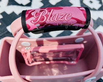 Custom Embroidered Bogg Bag Handle Wrap,Luggage Bag Handle Cover,Luggage Handle Cover With Embroidered Name,Backpack Handle Wrap,Luggage Tag