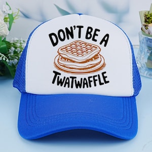 Don’t Be A Twatwaffle Hats,Funny Humor Twatwaffle Caps,Simple Mesh Foam Puff Hats,Sarcastic Humor Hats,Custom Print Trucker Hats,Unisex Hats