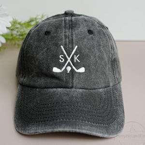 Personalized Initials Custom Embroidered Golf Hat,Golf Club Hat,Unisex Embroidery Baseball Hat,Golf Club Monogram Hat,Best Gift for Golfer