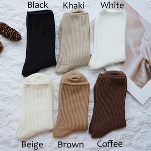 Crown Embroidered Socks,Princess Peach Crown Embroidered Cotton Socks,Sports Socks,Yoga Pilates Socks,Women Casual Socks,Spring Floor Socks image 10