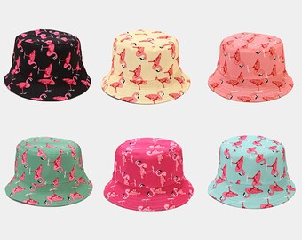 Flamingo Bucket Hat - Etsy Canada