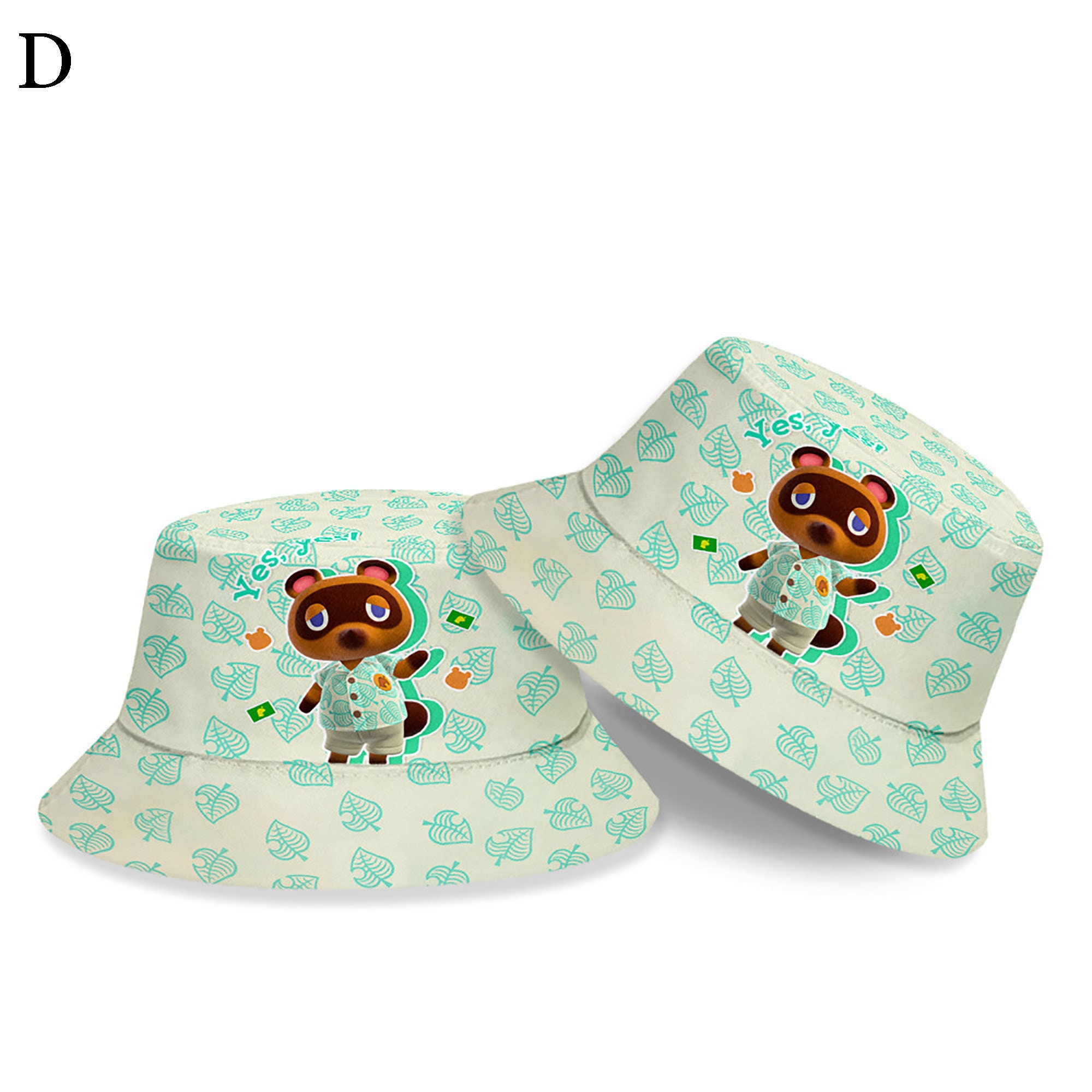 Animal Crossing Bucket HatPrints Bucket CapCartoon Sun Etsy