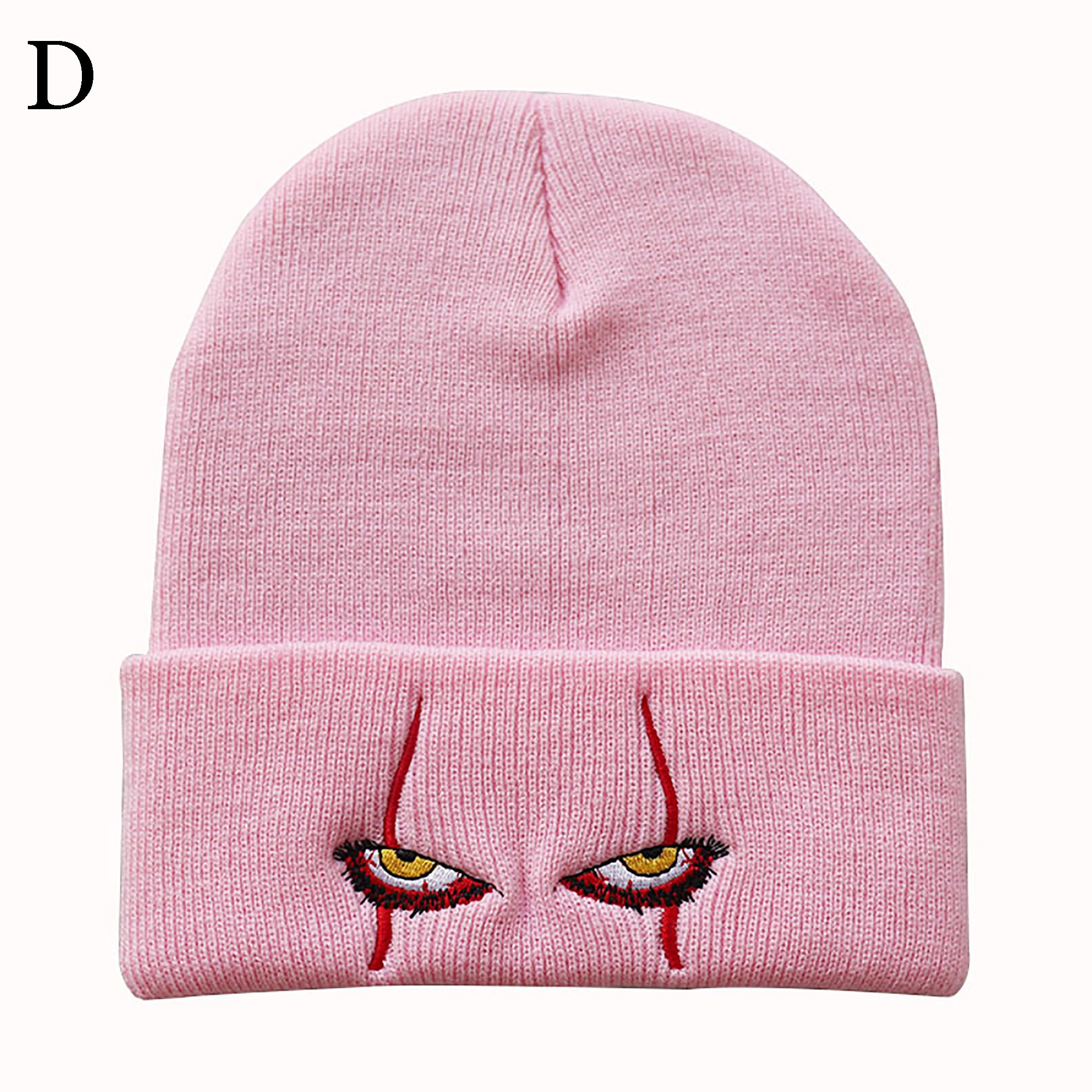 Scary Eyes Beanies HatEmbroidery Beanie Hat Cotton Beanie Etsy