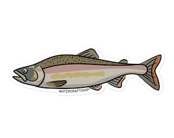 Pink Salmon Sticker