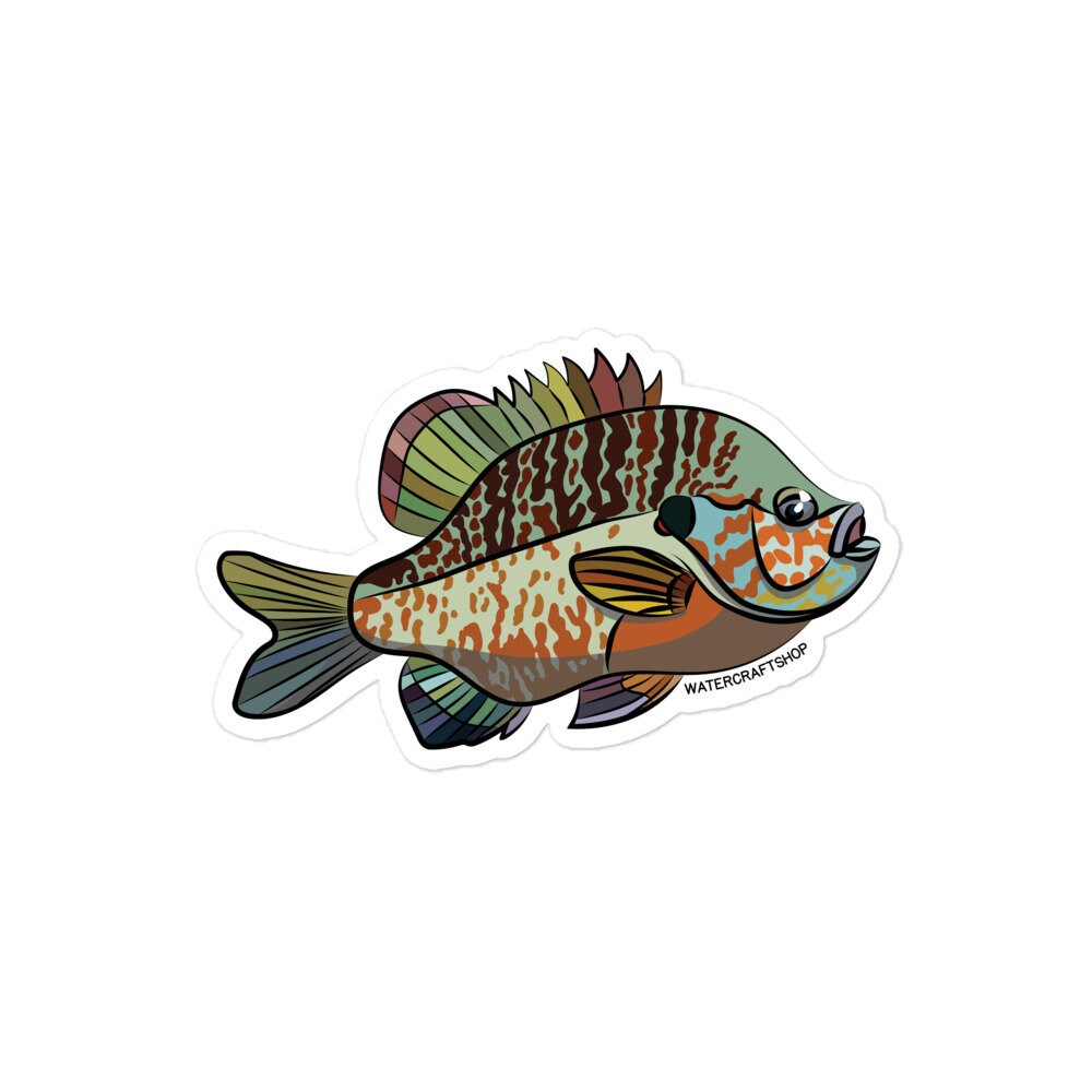 Pumpkinseed Sunfish/ Fish Sticker Etsy UK