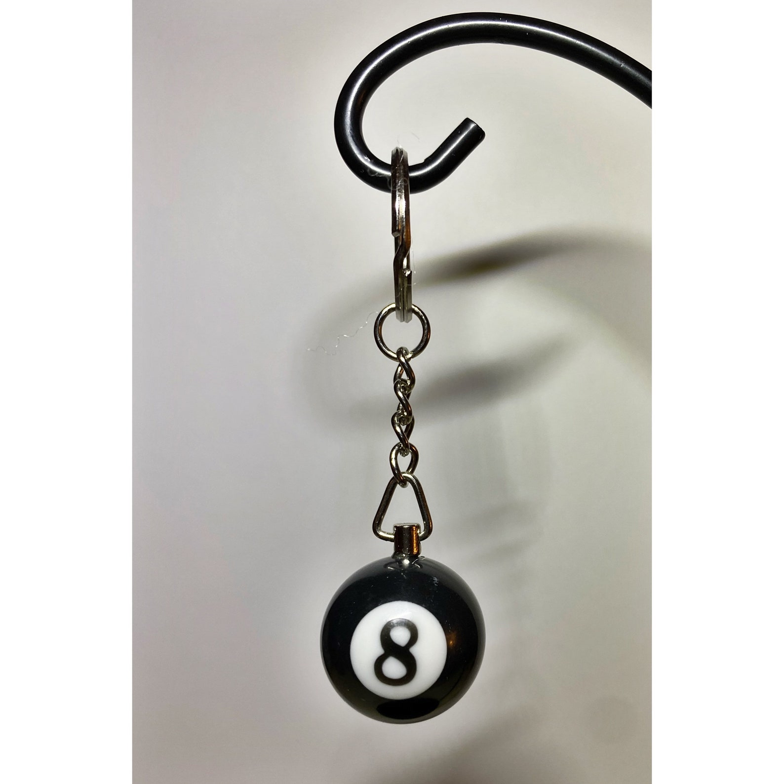 Billiard pool ball keychain Etsy