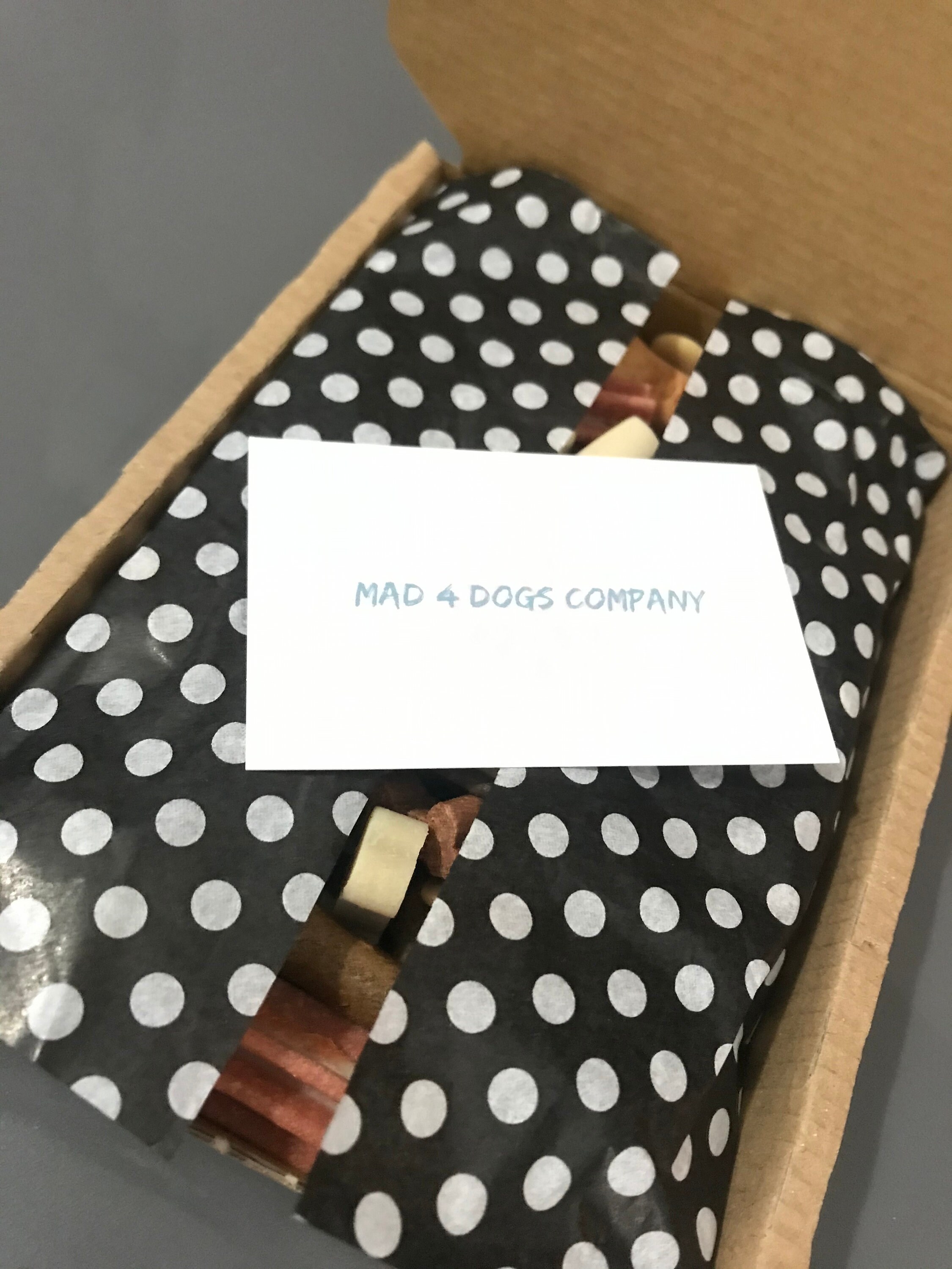 Dog treat box / dog treat selection / dog gift / dog chews / Etsy