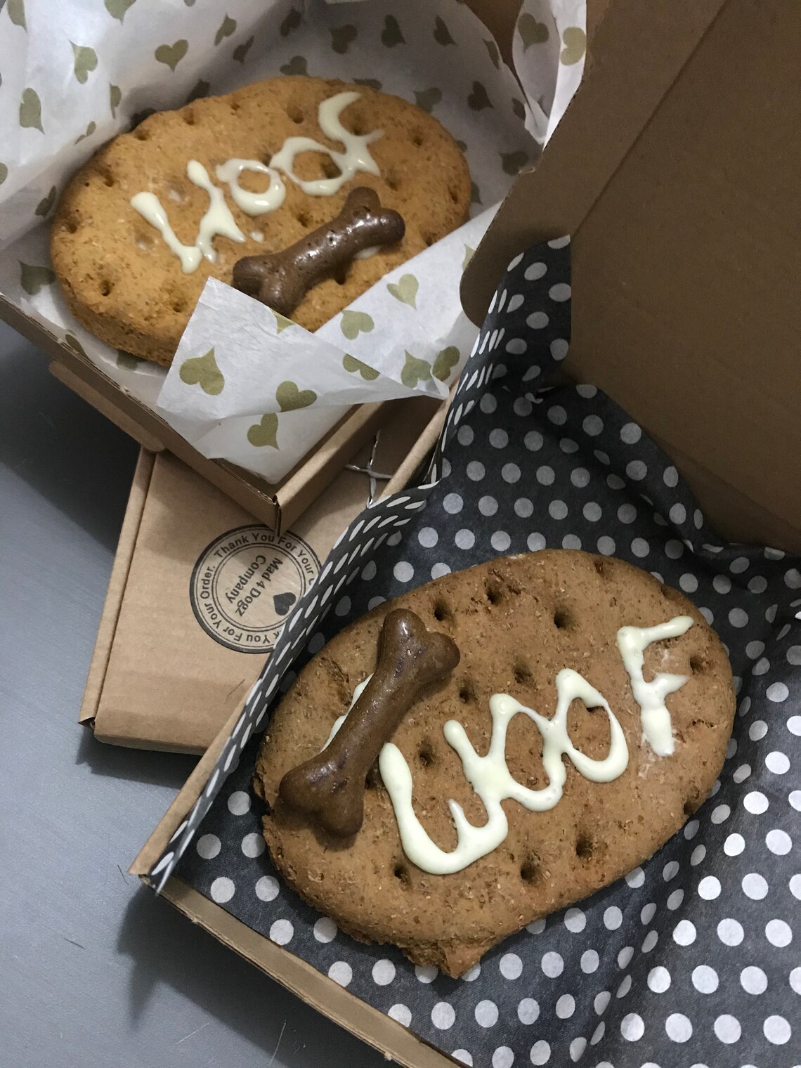 Giant dog cookie / dog treat / dog biscuits / dog novelty Etsy